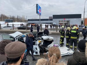 Алексей Столяров попал в массовое ДТП на Рублёвском шоссе — всего в аварии пострадали четыре машины